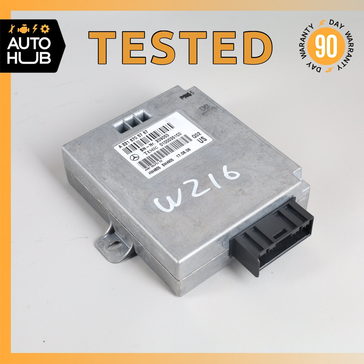 07-14 Mercedes W216 CL550 S350 Voice Language Communication Control Module OEM - photo 1