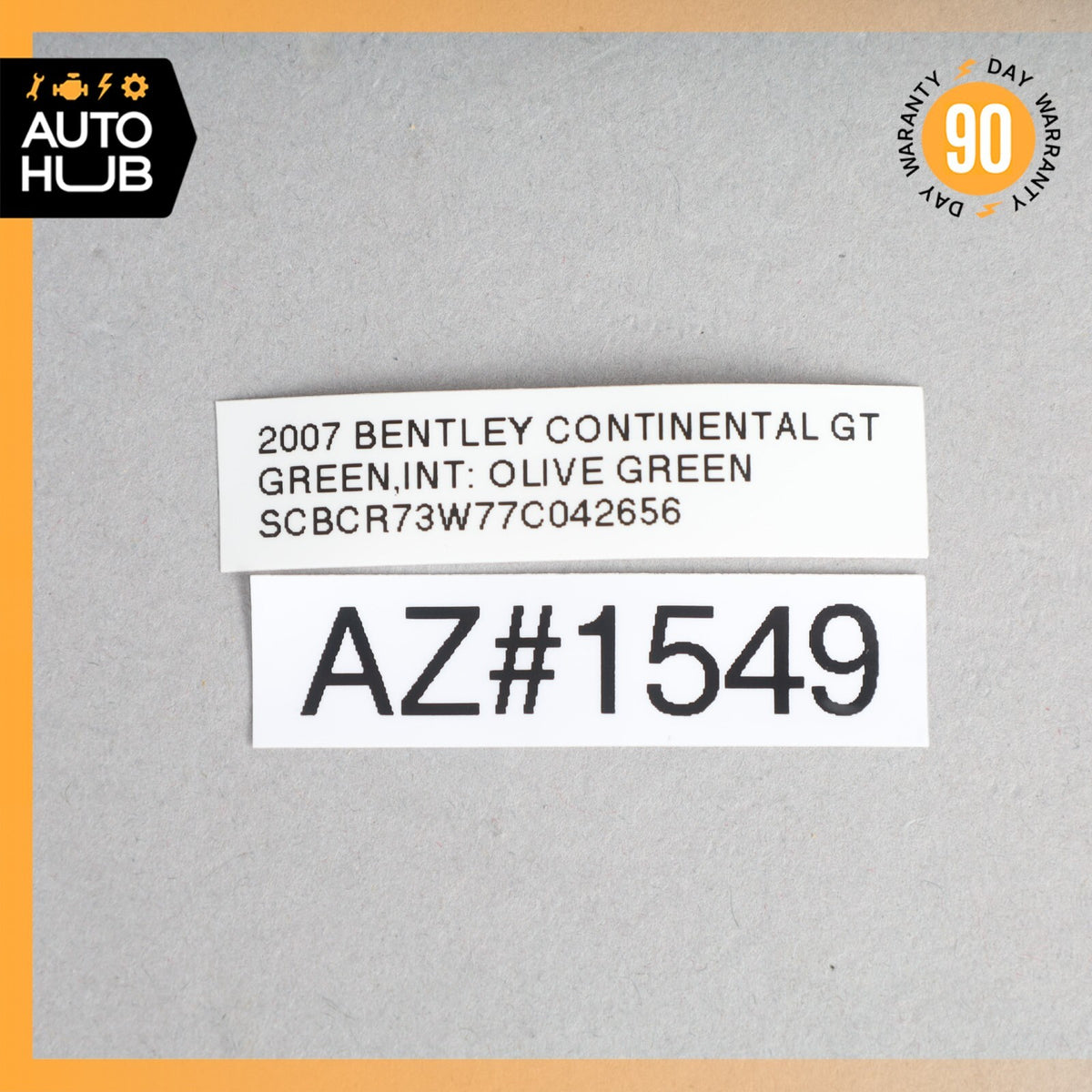 03-12 Bentley Continental GT GTC Flying Spur Airbag Crash Impact Sensor SRS OEM - photo 9