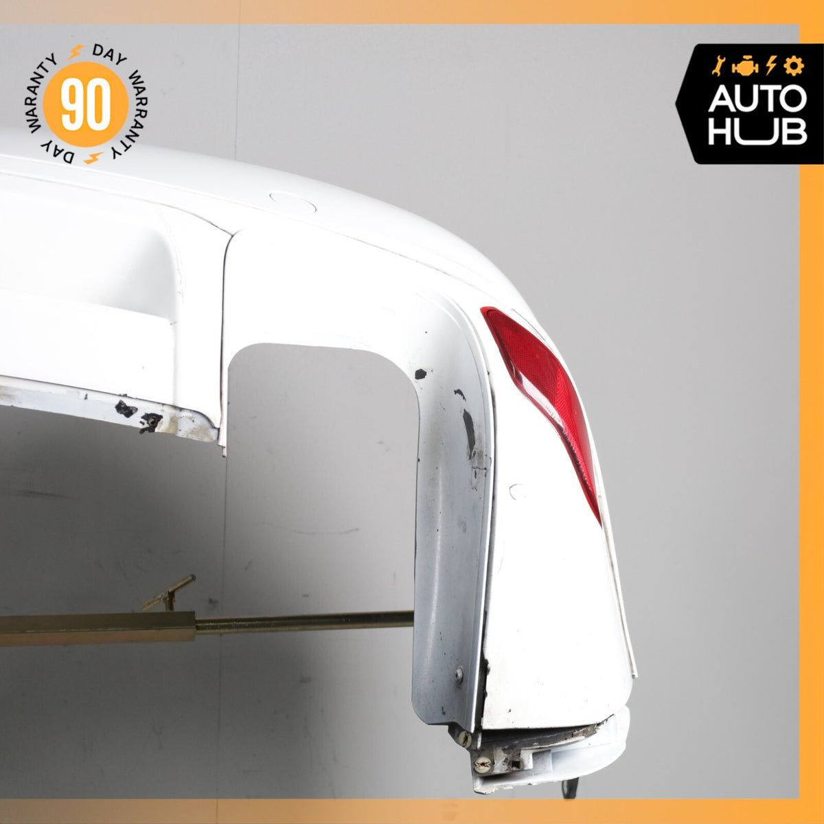11-14 Porsche Cayenne 958 Rear Bumper Cover Assembly White OEM - photo 13