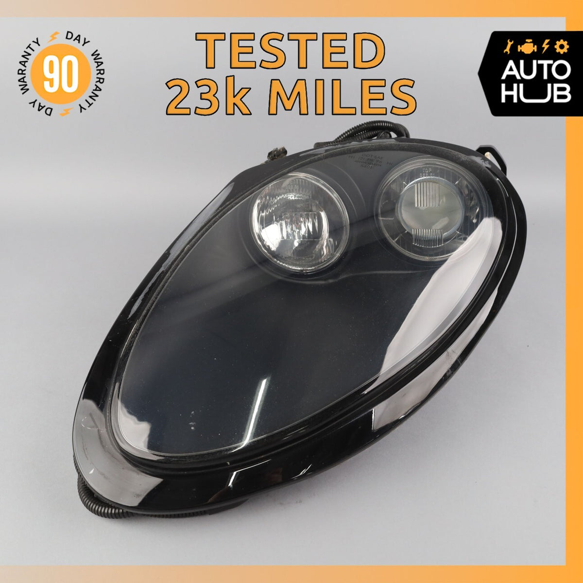 00-04 Aston Martin DB7 Vantage Left Side Headlight Lamp 37111951AB OEM 23k - photo 1