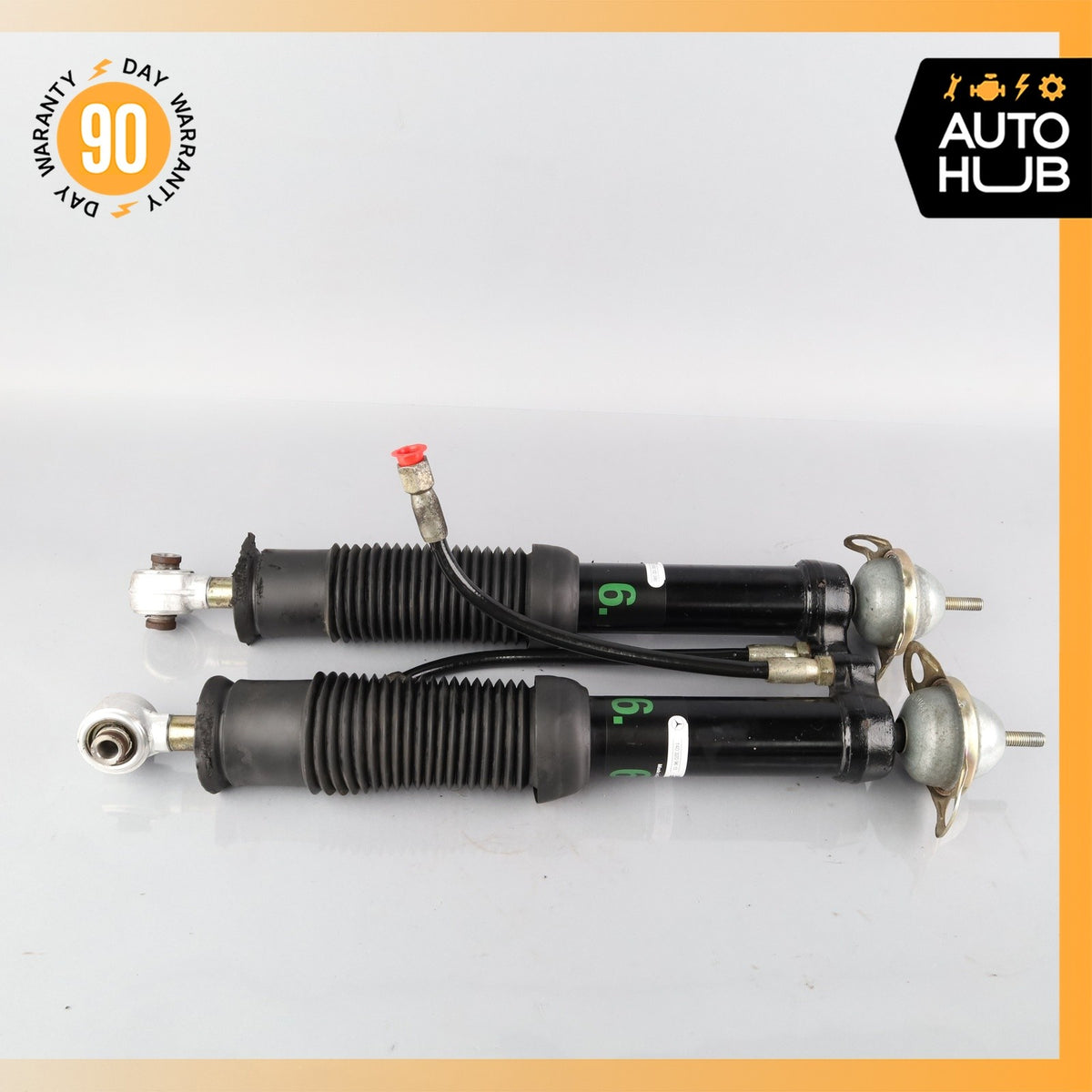92-99 Mercedes W140 CL600 S500 Rear Left & Right Hydraulic Shock Strut Set OEM - photo 3