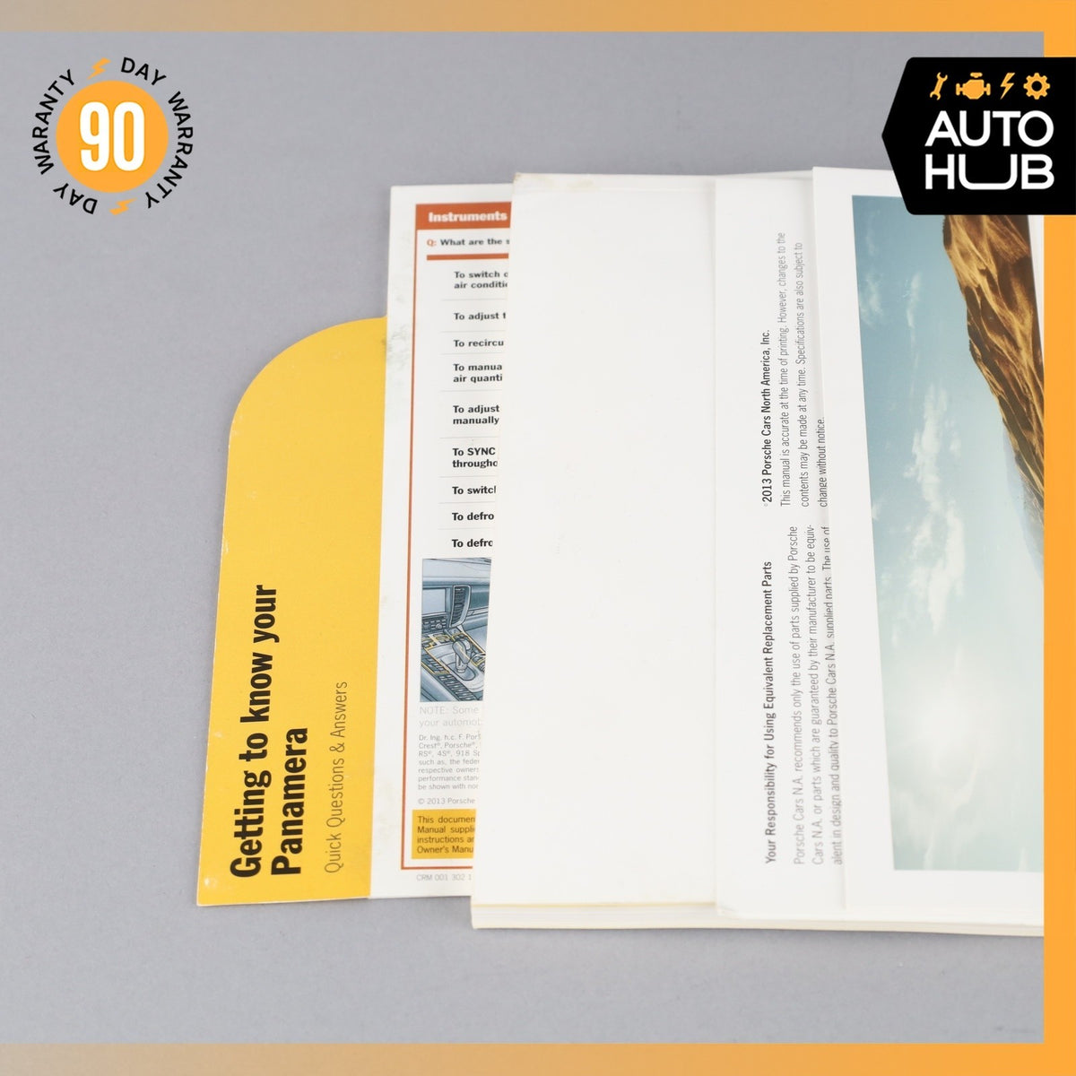 Porsche Panamera 970 Owner's Operator's Manual Book Set OEM - photo 7