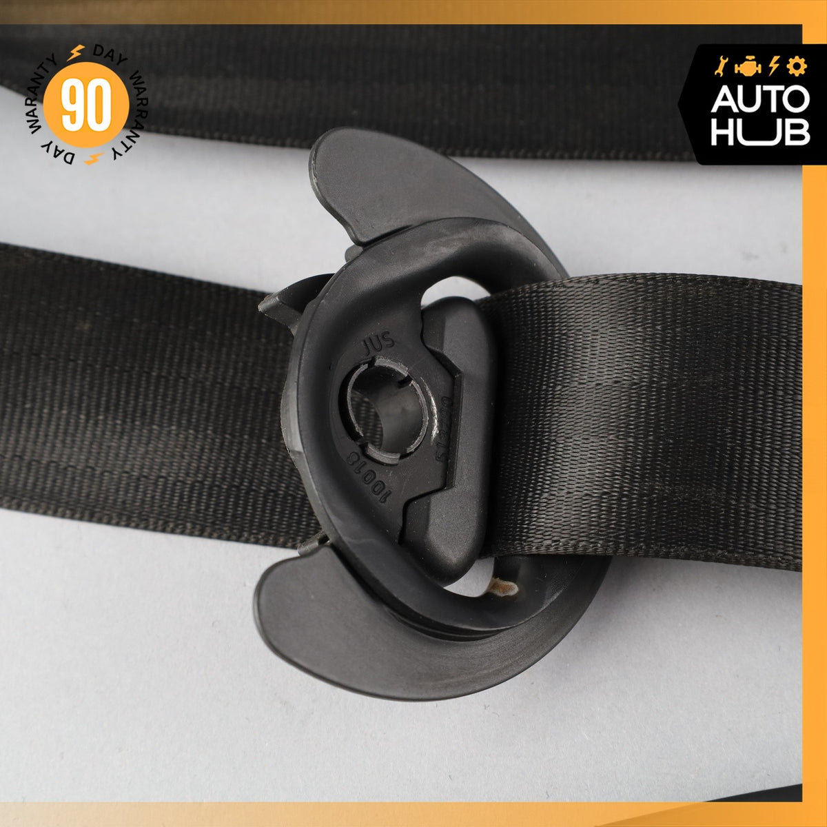11-18 Porsche Cayenne 958 Front Right Passenger Side Seat Belt Black OEM - photo 6