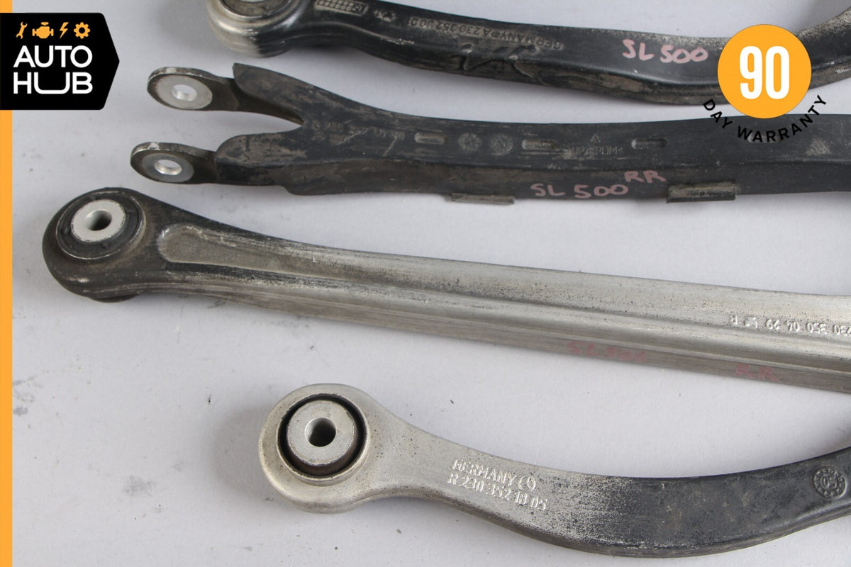 03-12 Mercedes R230 SL500 SL550 Rear Right Side Tie Rod Control Arm Set of 5 OEM - photo 3