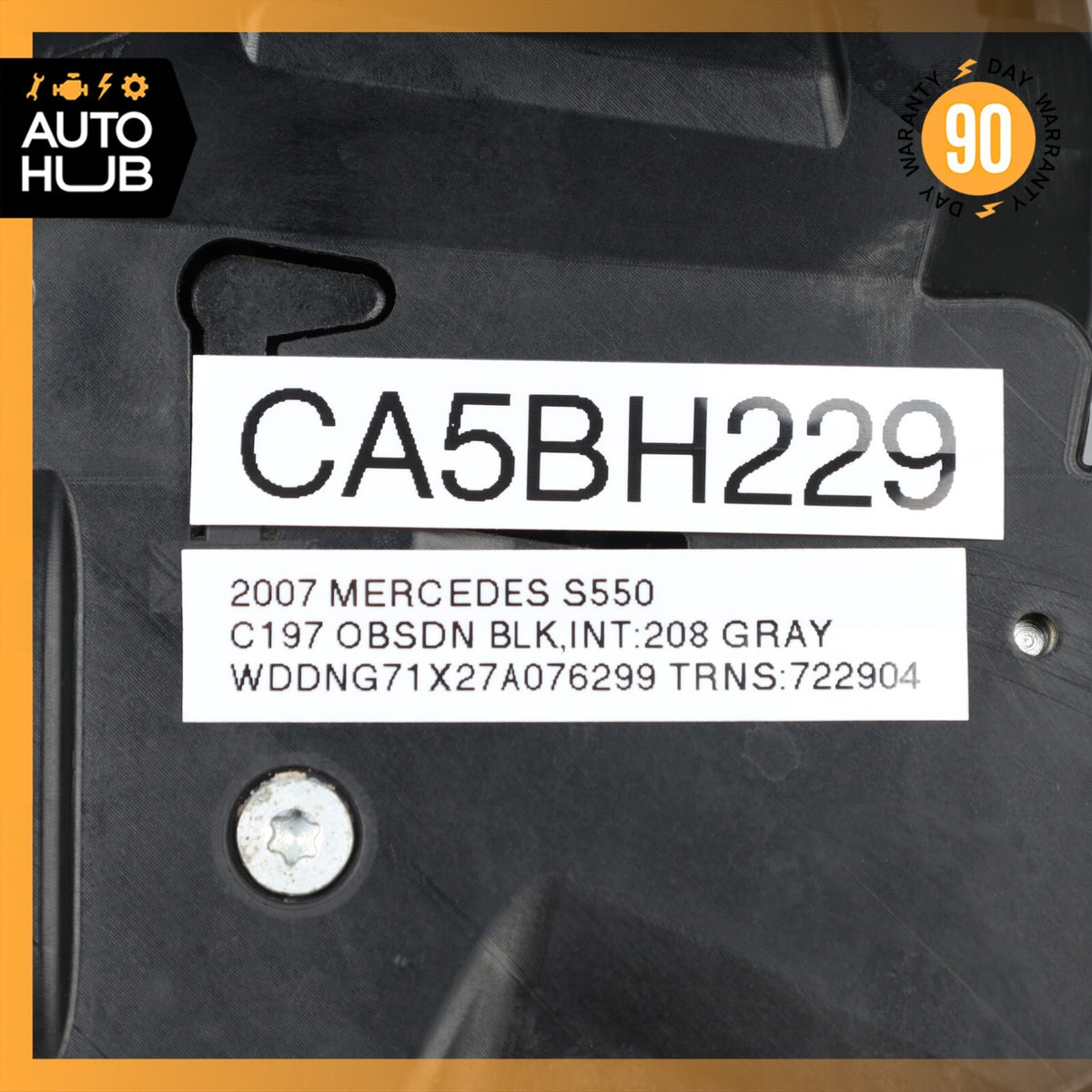 07-13 Mercedes W221 S550 S63 AMG Front Right Keyless Go Exterior Door Handle OEM - photo 14