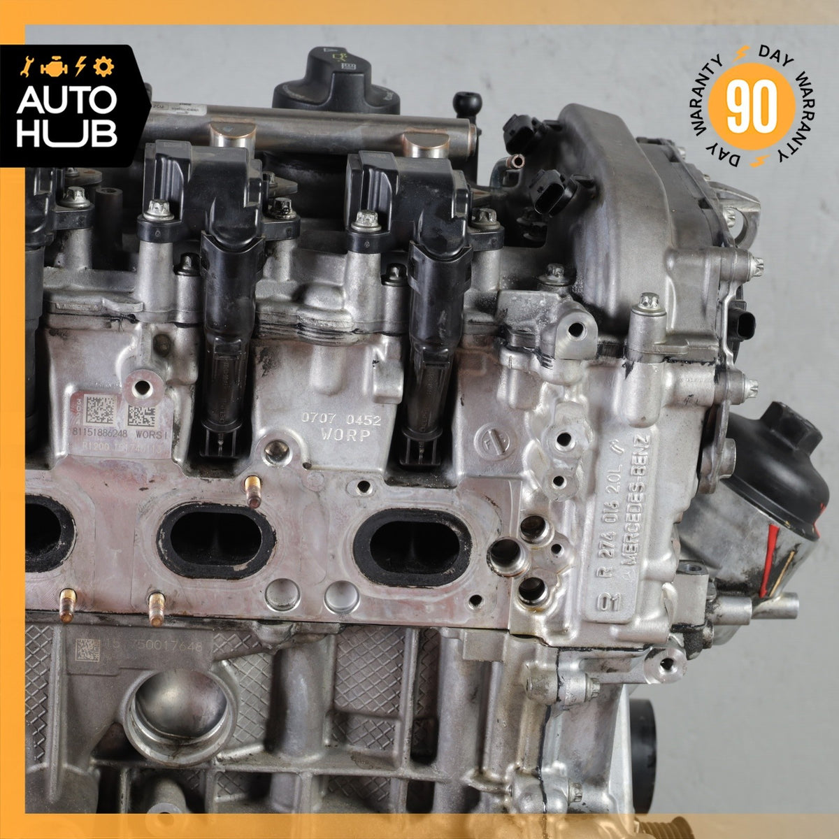 15-20 Mercedes W205 C300 E300 RWD M274 2.0L Engine Motor Assembly 274.920 OEM - photo 9