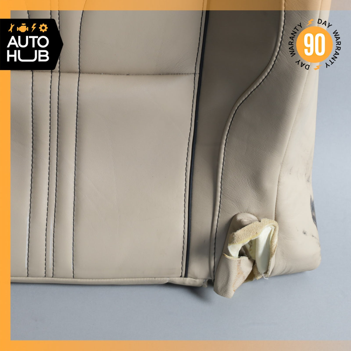 13-15 Aston Martin DB9 Front Left Side Bottom Lower Seat Cushion Beige OEM 22k - photo 5