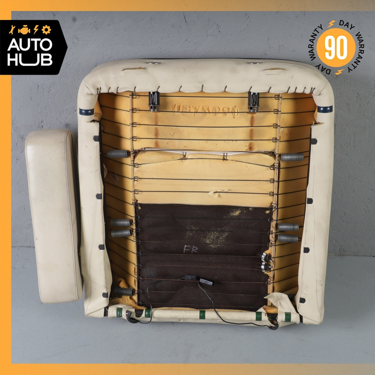 90-93 Bentley Eight / Silver Spirit Front Right Side Top Upper Seat Cushion OEM - photo 15