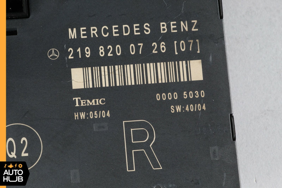 06-11 Mercede W219 CLS550 CLS55 Front Right Passenger Door Control Module OEM - photo 9