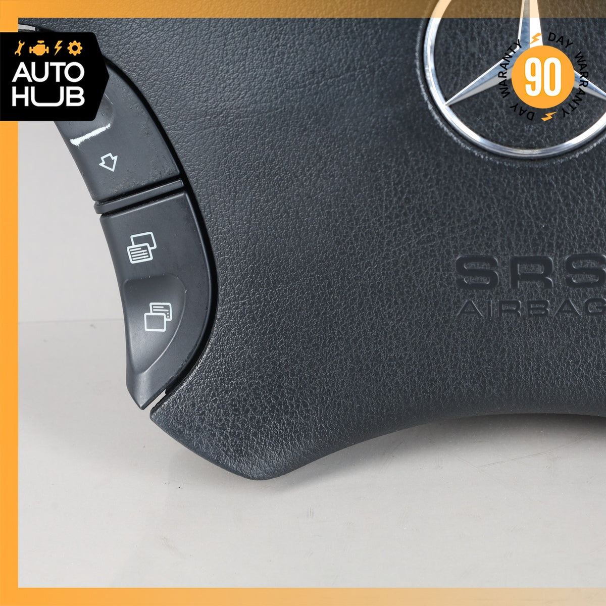 00-06 Mercedes W215 CL55 AMG S430 S350 Steering Wheel Air Bag Airbag Black OEM - photo 6