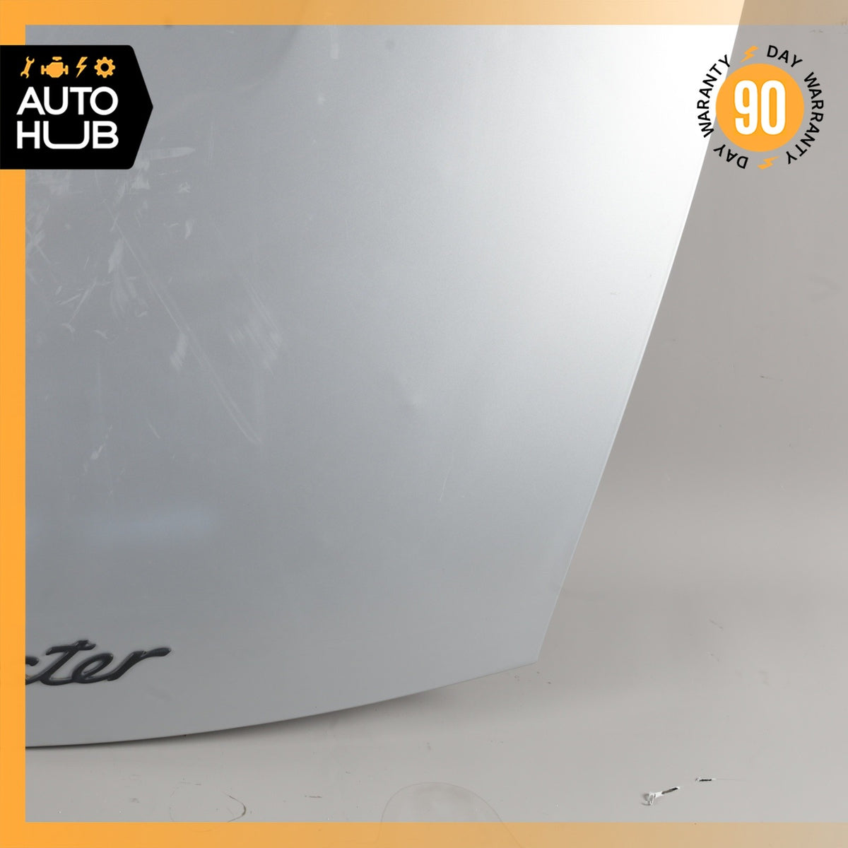 97-04 Porsche Boxster 986 Rear Trunk Lid Panel Silver OEM - photo 5