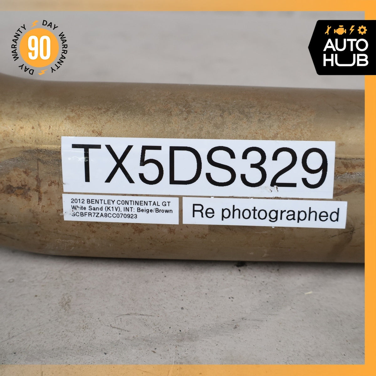 03-13 Bentley Continental GT GTC Exhaust Downpipe Left Driver Side OEM 56k - photo 13