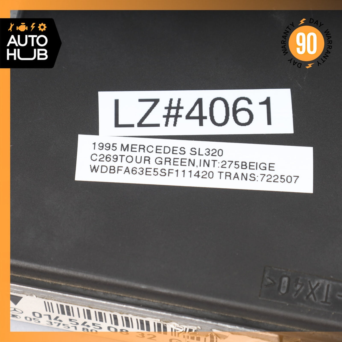 94-95 Mercedes R129 SL320 General Control Module Unit 0145450832 OEM - photo 10
