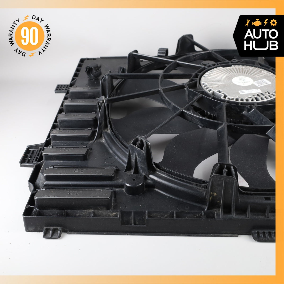 11-18 Porsche Cayenne 958 Turbo Engine Cooling Fan Assembly 95810606120 OEM 92k - photo 9
