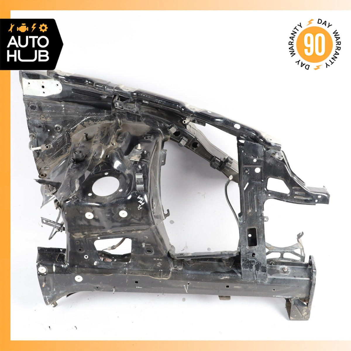11-14 Porsche Cayenne 958 Hybrid S Front Left Frame Apron Beam Inner Fender OEM - photo 1