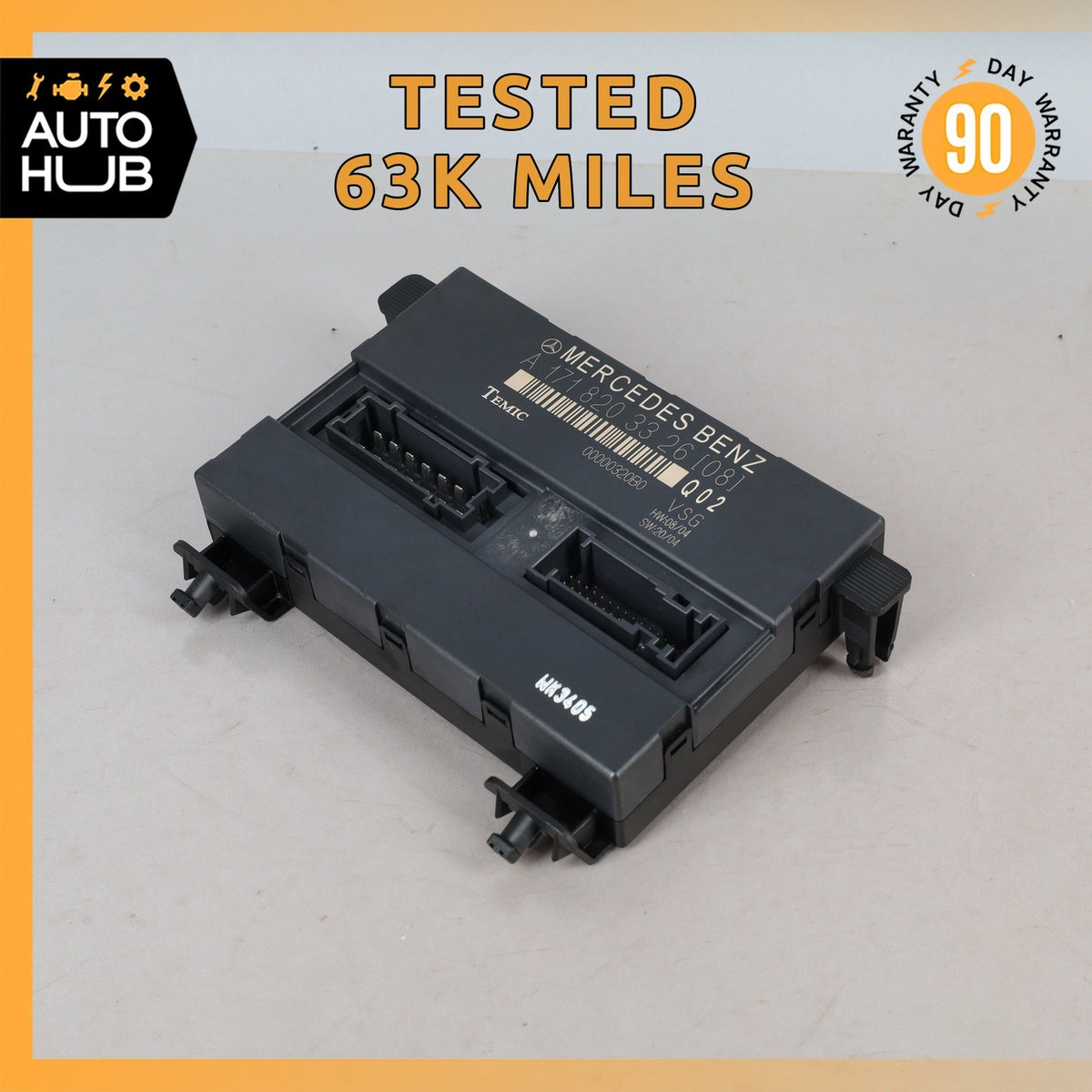 05-11 Mercedes R171 SLK280 SLK300 SLK55 Roof Convertible Top Module Control OEM - photo 1