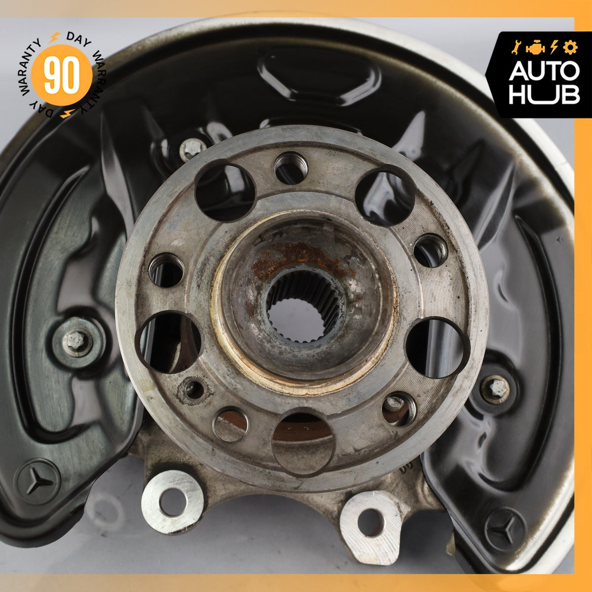 17-20 Mercedes W213 E300 E350 Rear Left Side Spindle Knuckle Hub OEM 84k - photo 6