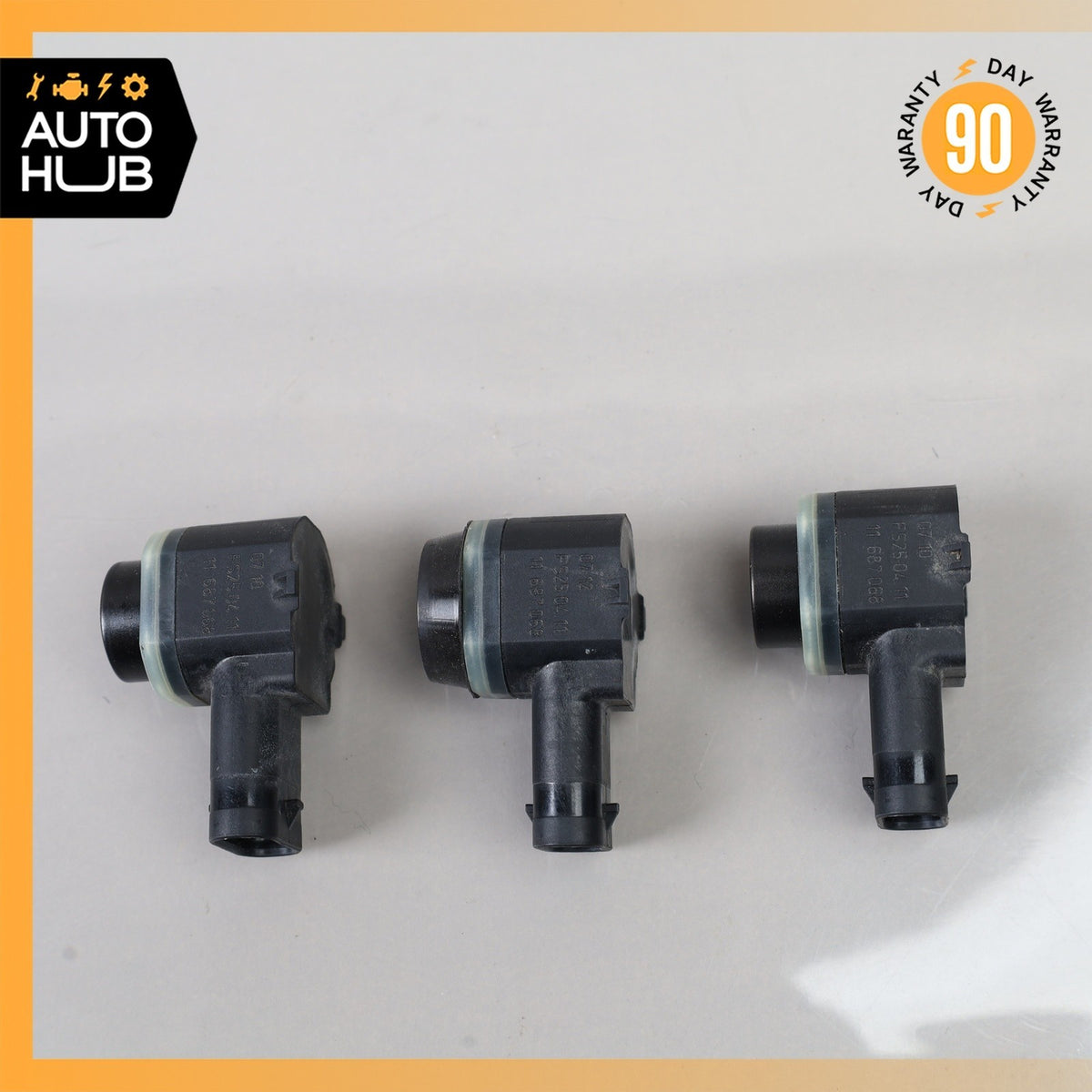 Porsche Cayenne Panamera Front or Rear Bumper Parking Sensor PDC Set of 3 OEM - photo 2