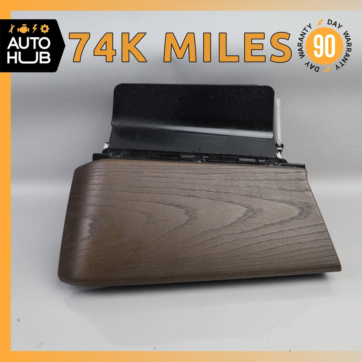 14-21 BMW i3 I01 Hybrid Right Side Dashboard Glove Box Compartment Wood OEM - photo 1