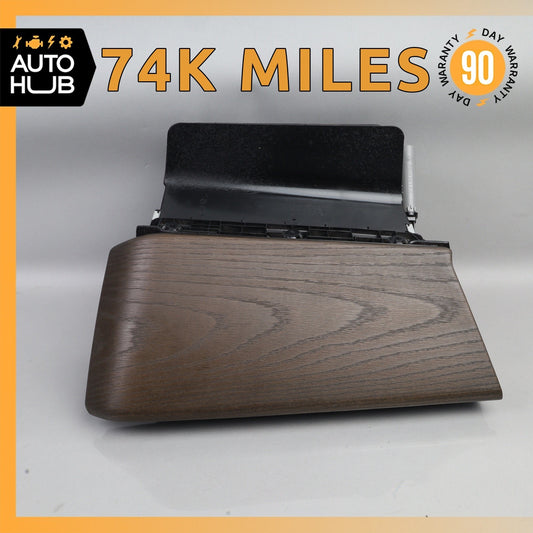 14-21 BMW i3 I01 Hybrid Right Side Dashboard Glove Box Compartment Wood OEM - photo 1