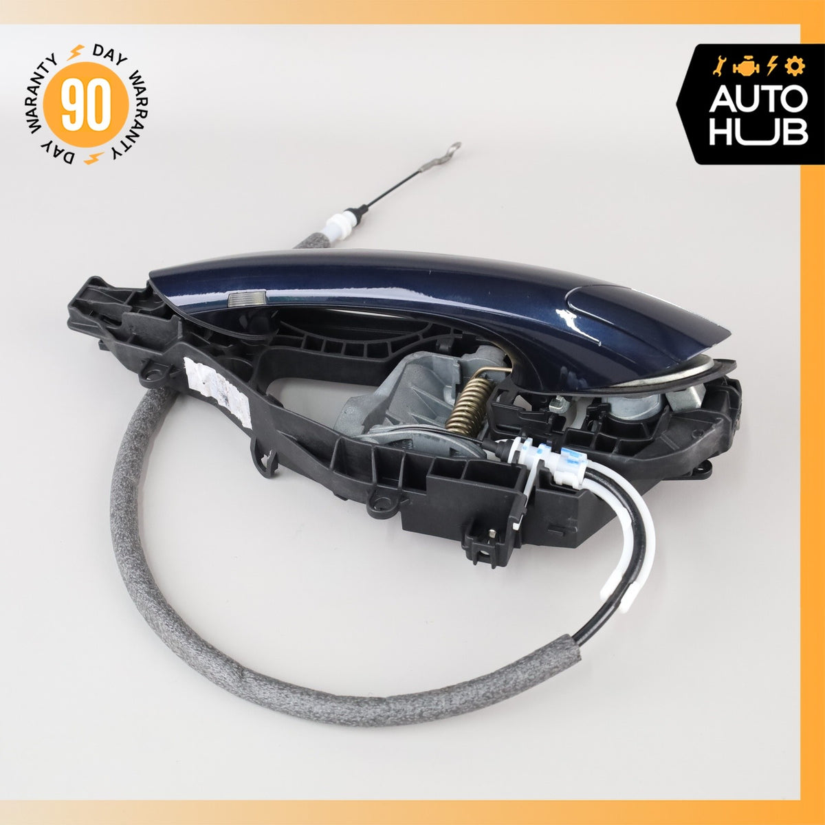 BMW G12 740Li Front Left Exterior Door Handle w/ Keyless Go Blue OEM - photo 2