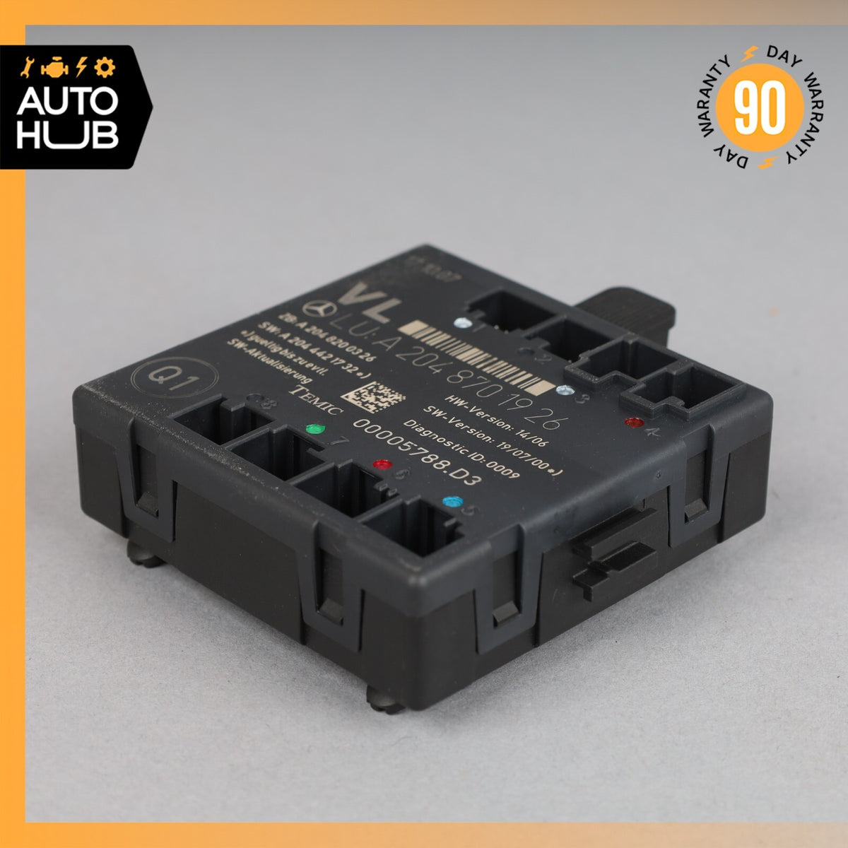 08-18 Mercedes W204 C350 E400 CLS550 Front Left Side Door Control Module OEM - photo 2