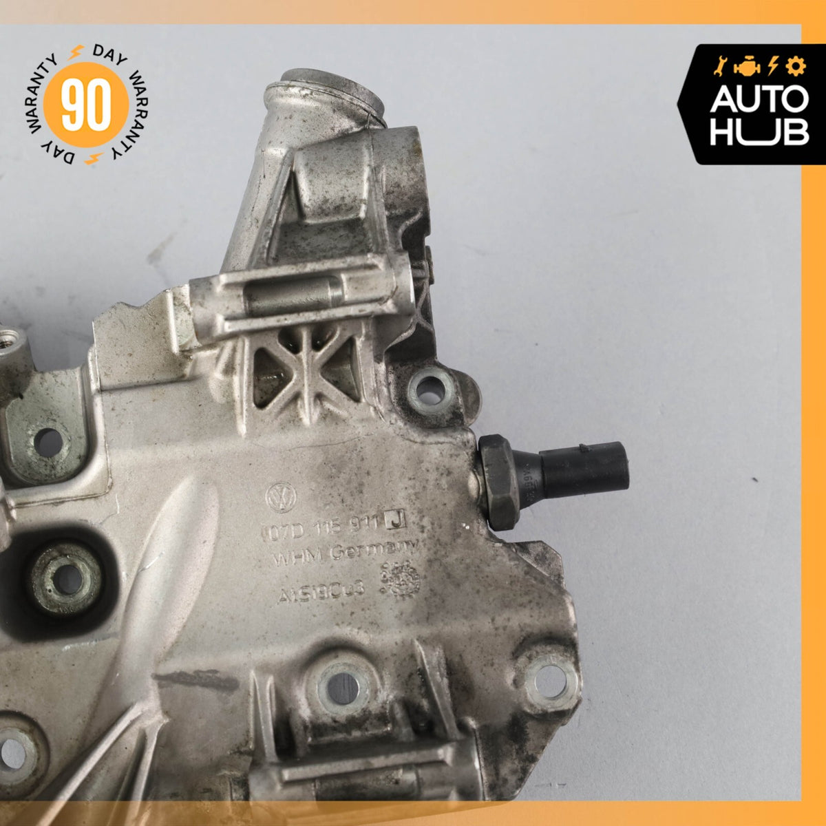 03-06 Bentley Continental GT Flying Spur Oil Filter Cooler Housing OEM 81k - photo 4