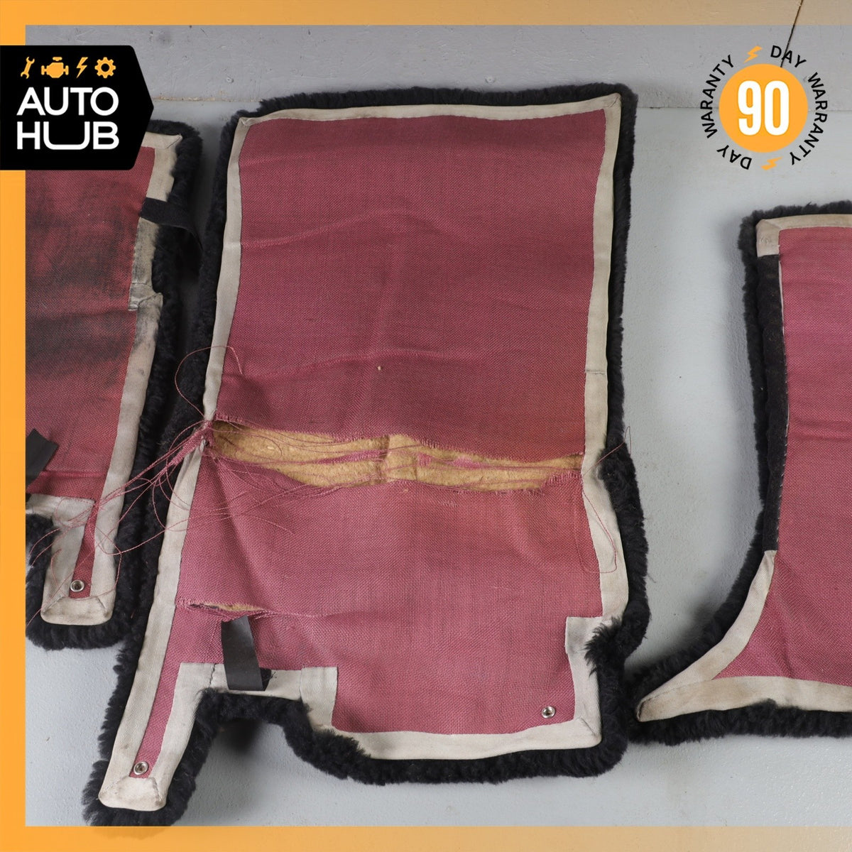 90-98 Bentley Eight / Rolls Royce Silver Spirit Floor Mat Carpet Cover Set OEM - photo 20