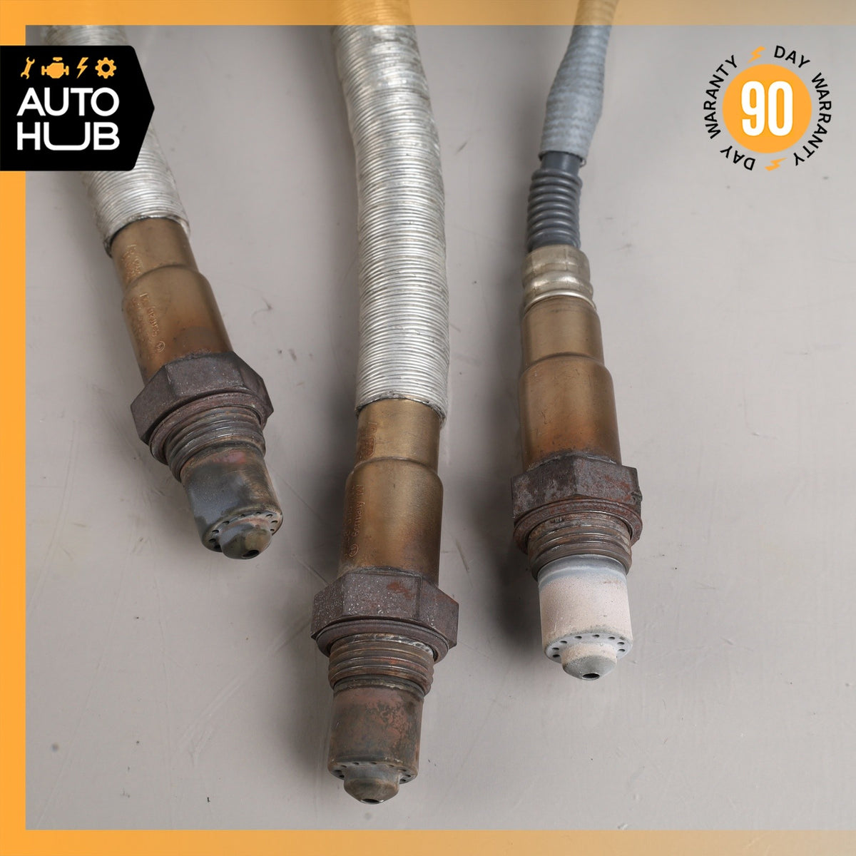 08-13 BMW E90 328i 128i Engine Oxygen O2 Lambda Sensor Set OEM 67k - photo 4