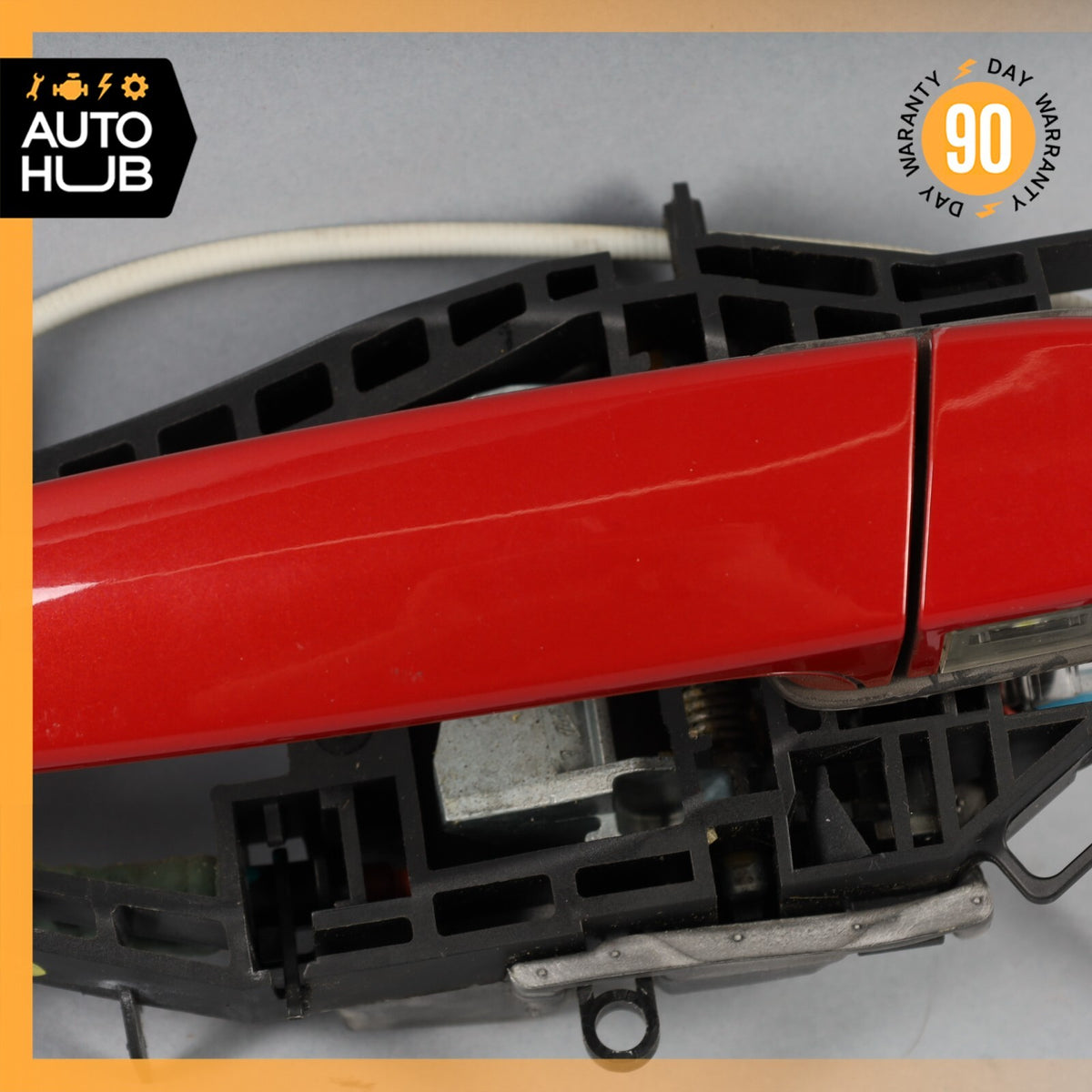 BMW F30 328i Rear Left Driver Side Exterior Door Handle Red OEM - photo 4