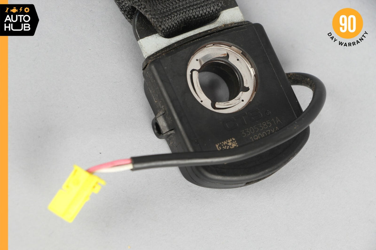 07-10 Mercedes W216 CL550 CL63 AMG Front Right Passenger Seat Belt Black OEM - photo 8