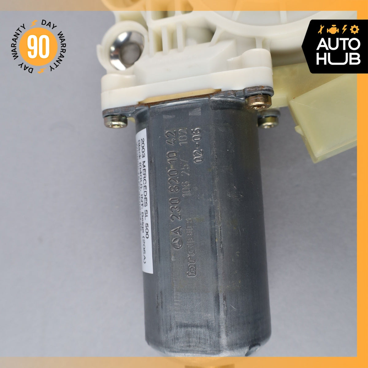 03-14 Mercedes R230 SL500 Front Right Window Regulator Motor 2308201042 OEM - photo 9