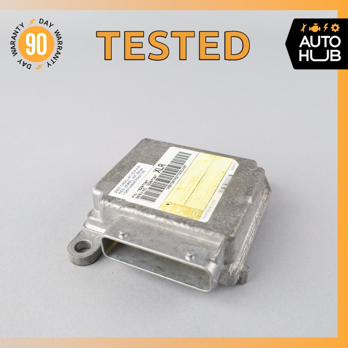 2007 Cadillac XLR Airbag Air Bag Sensor SRS Control Module 15297098 OEM - photo 1