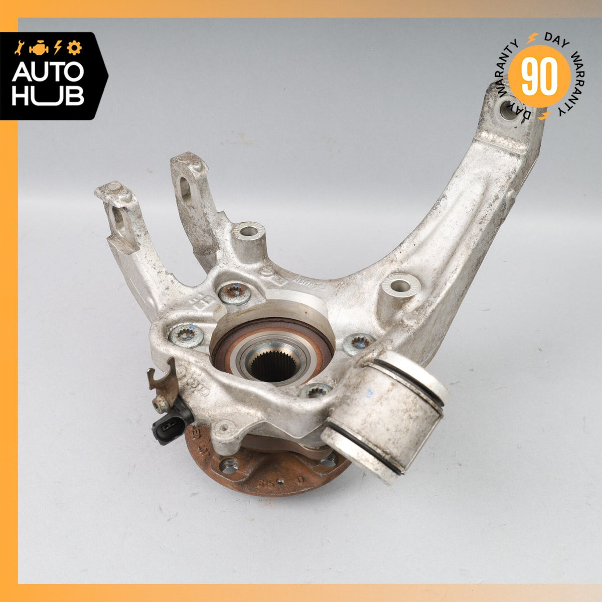 Bentley Continental Flying Spur Rear Right Side Spindle Knuckle Hub OEM 80k - photo 10