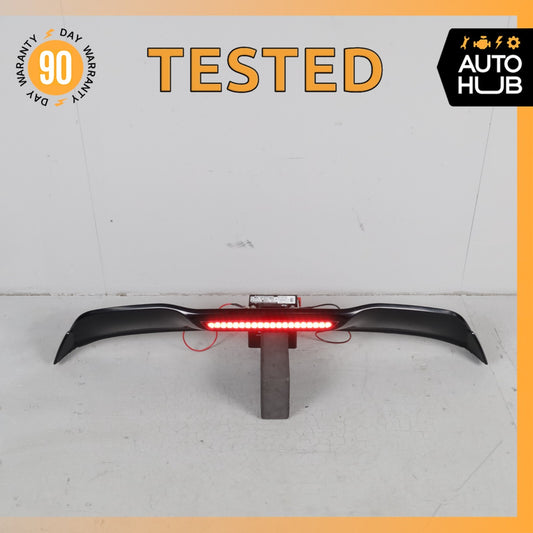12-14 Porsche Cayenne 958 Trunk Lid Molding Trim Spoiler Wing w/ Light OEM - photo 1