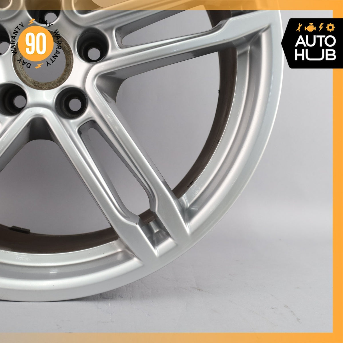 Porsche Macan 95B S 9 x 19 19" Rear Wheel Rim Silver 95B601025BN OEM - photo 5