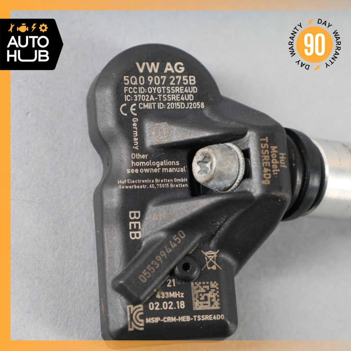 2018 Porsche Panamera 971 4S TPMS Tire Pressure Sensor Set of 2 OEM 6k MILES - photo 11