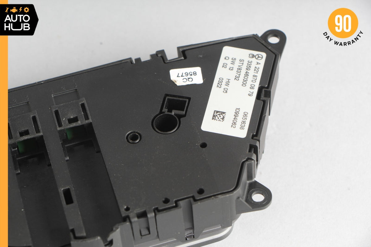 07-13 Mercedes W221 S400 S63 AMG Rear Left Driver Seat Control Memory Switch OEM - photo 9