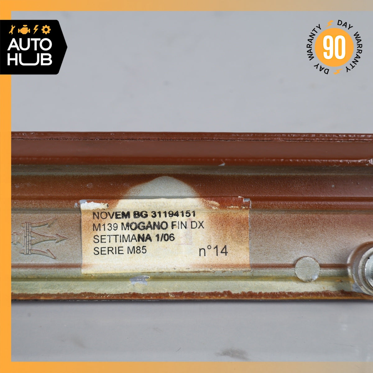 03-08 Maserati Quattroporte M139 Right Side Dashboard Panel Trim Wood OEM 84k - photo 10