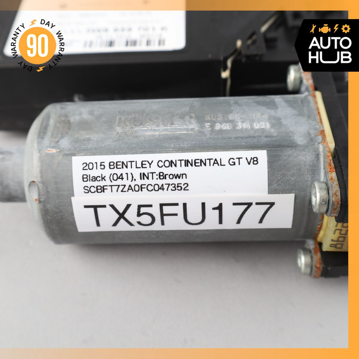 12-17 Bentley Continental GT Coupe Front Left Door Window Regulator Motor OEM - photo 10