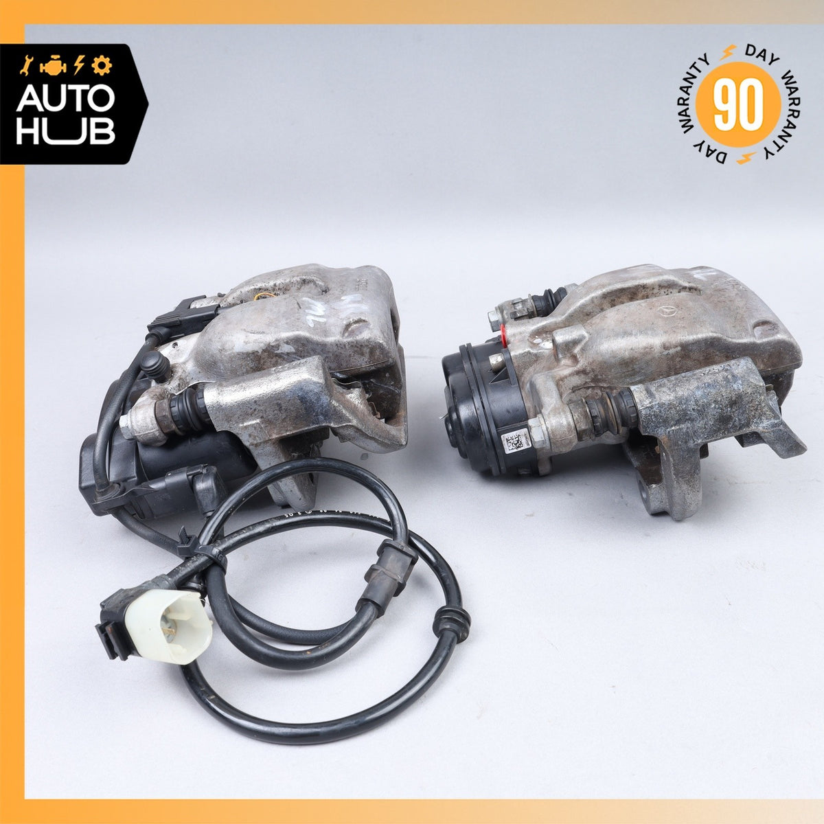 Mercedes W166 ML350 GLE350 Rear Brake Calipers w/ Actuator Set 1664230281 OEM - photo 19
