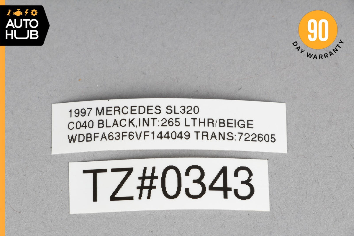 90-02 Mercedes R129 SL320 SL500 300SL Seat Control Switch Module Right Side OEM - photo 11