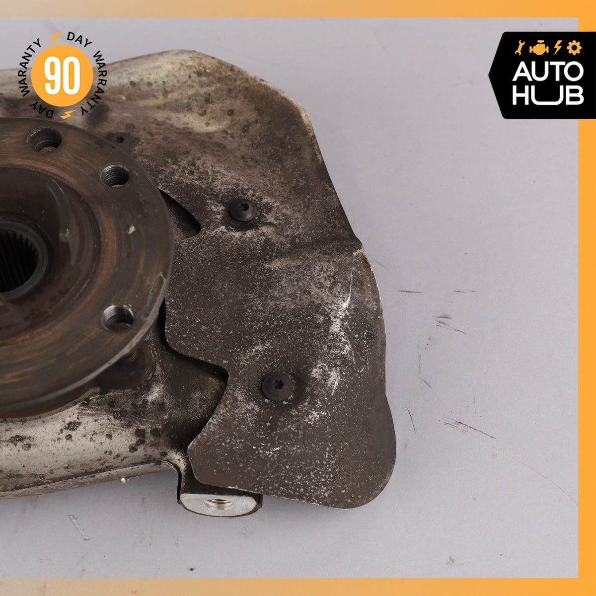 11-18 Porsche Cayenne 958 Front Left Knuckle Spindle 7P0615311B OEM - photo 2