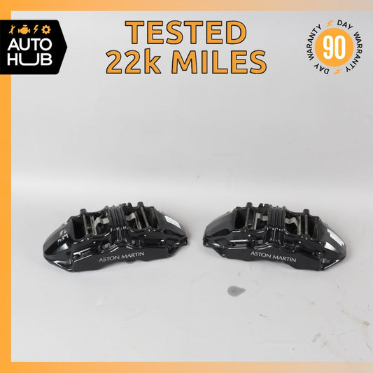 Aston Martin DB9 DBS Vantage Front Brake Calipers Brembo Set AD232C463CA OEM 22k - photo 1