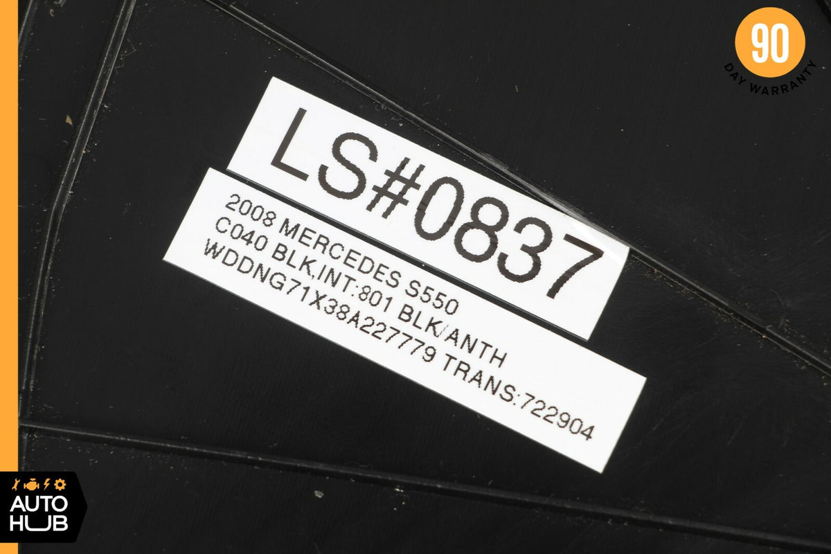 07-13 Mercedes W221 S550 S400 Interior Dashboard Dash Trim Cover Left Black OEM - photo 12
