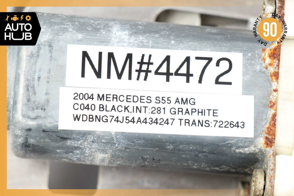 03-06 Mercedes W220 S55 AMG S600 Window Regulator Front Right Passenger Side OEM - photo 12