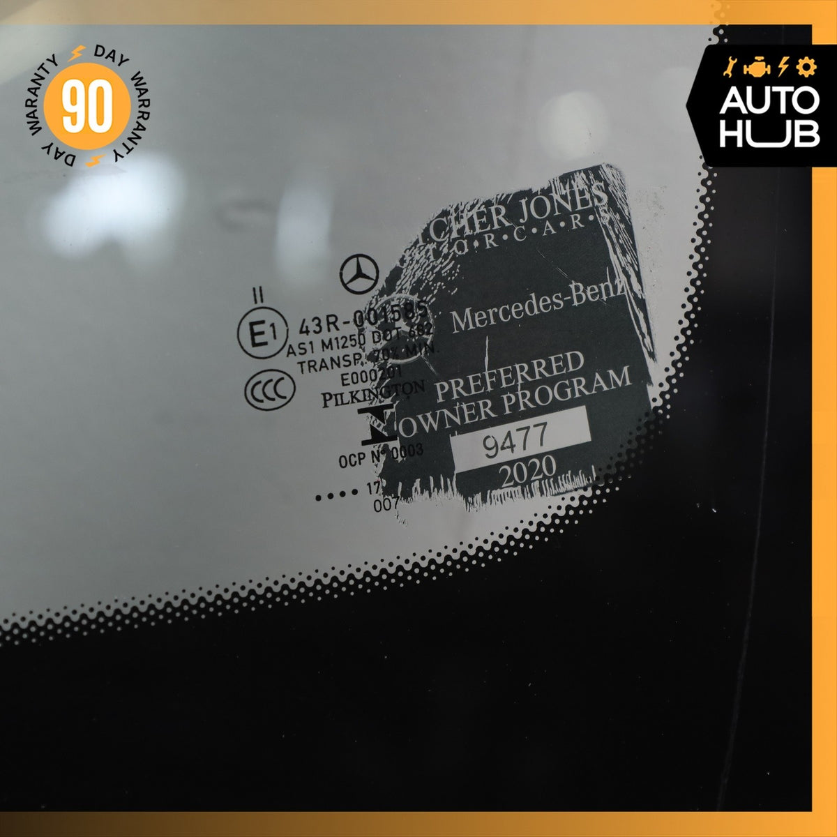 17-20 Mercedes W213 E300 E43 AMG Sedan Front Windshield Wind Shield Glass OEM - photo 8