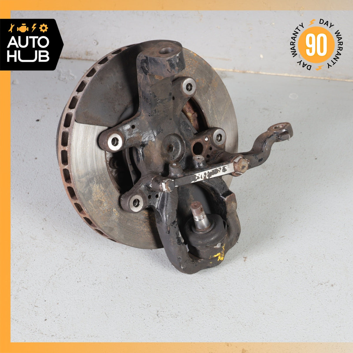 90-96 Bentley Brooklands Silver Spur Front Left Spindle Knuckle Hub w/ Disc OEM - photo 12
