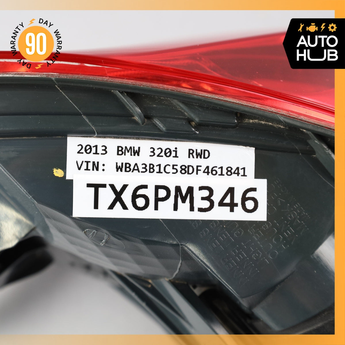 12-15 BMW F30 320i 328i 335i M3 Rear Left Outer Tail Light Lamp OEM - photo 19