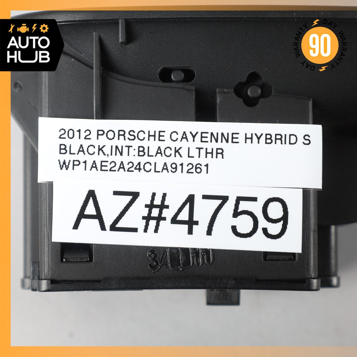 11-18 Porsche Cayenne 958 S Steering Column Tilt Adjust Control Switch OEM - photo 13